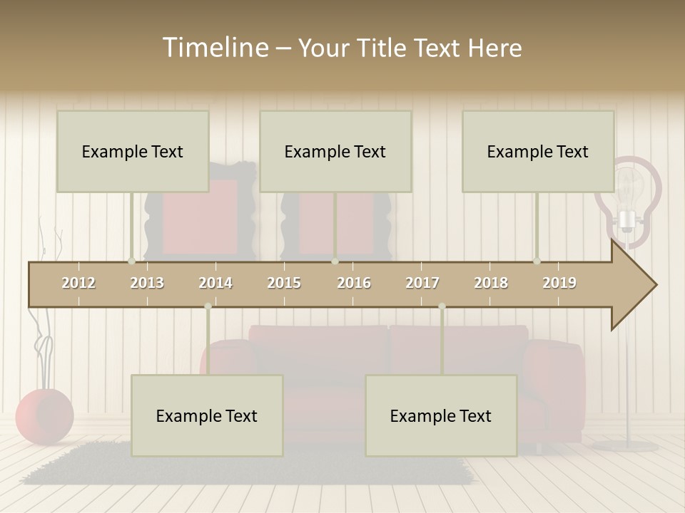 Black Beams Carpet PowerPoint Template