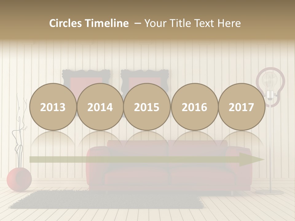 Black Beams Carpet PowerPoint Template