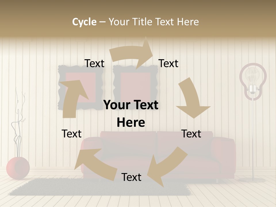 Black Beams Carpet PowerPoint Template