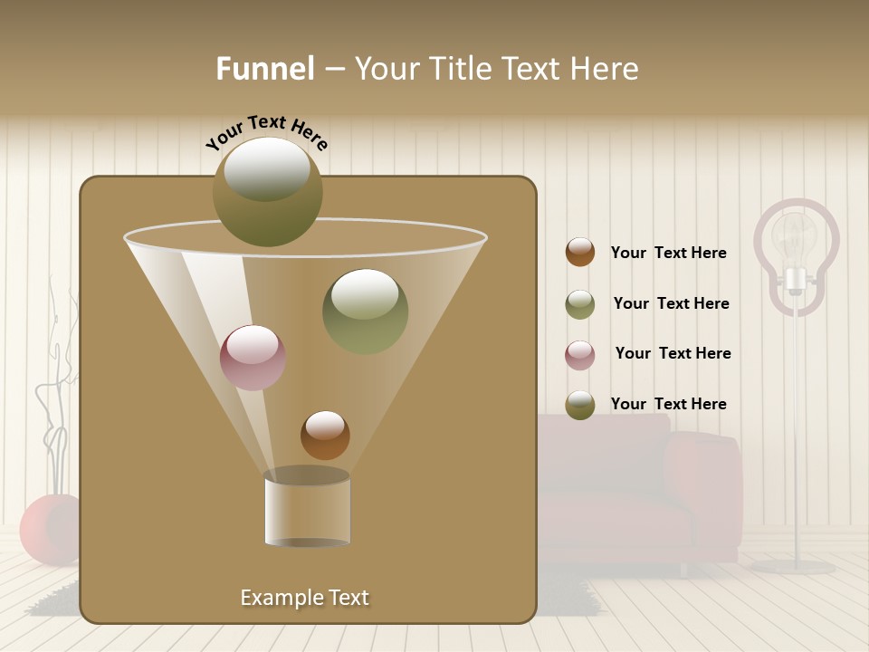 Black Beams Carpet PowerPoint Template