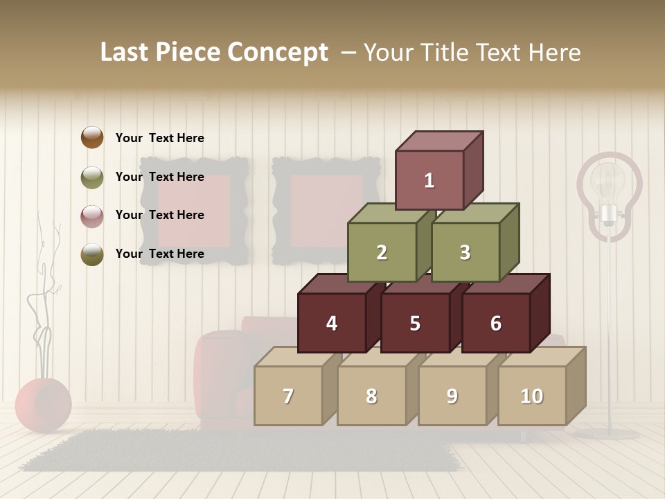 Black Beams Carpet PowerPoint Template