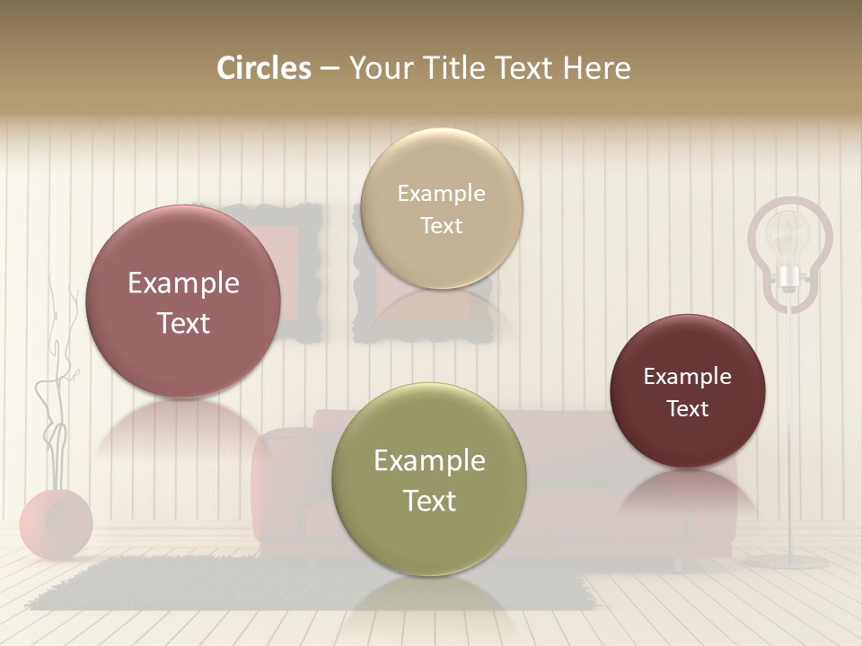 Black Beams Carpet PowerPoint Template