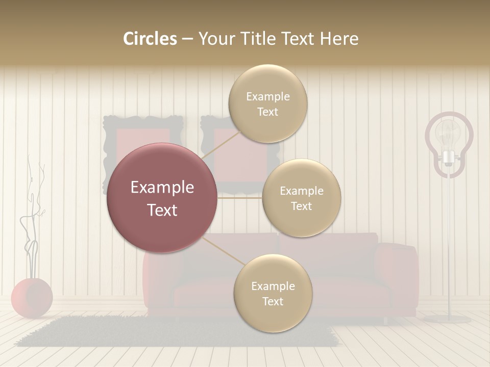 Black Beams Carpet PowerPoint Template