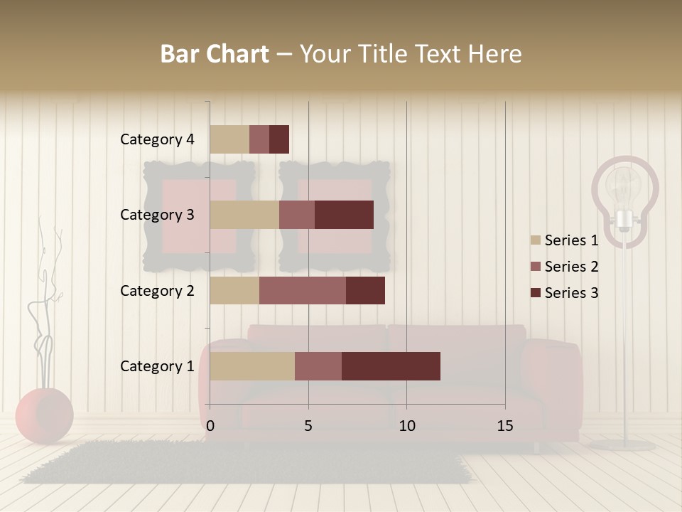 Black Beams Carpet PowerPoint Template