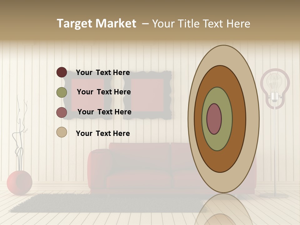 Black Beams Carpet PowerPoint Template