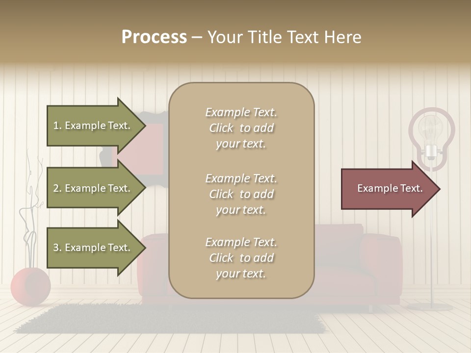 Black Beams Carpet PowerPoint Template