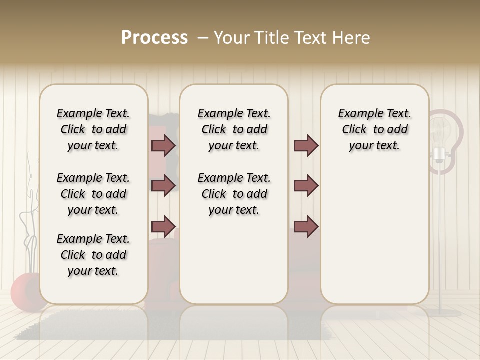 Black Beams Carpet PowerPoint Template