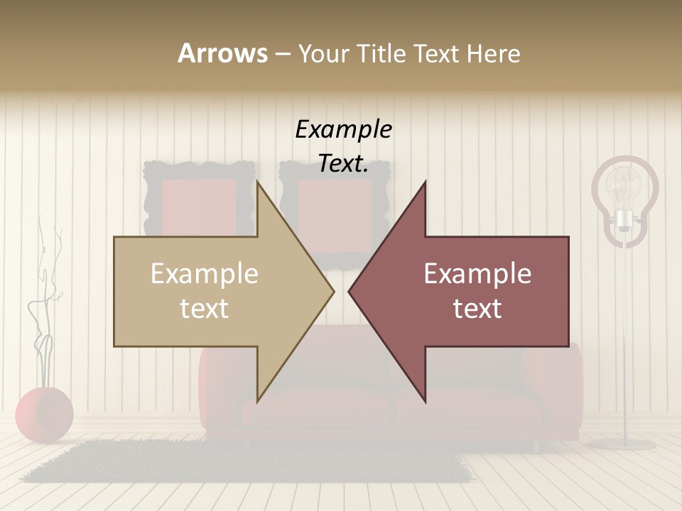 Black Beams Carpet PowerPoint Template