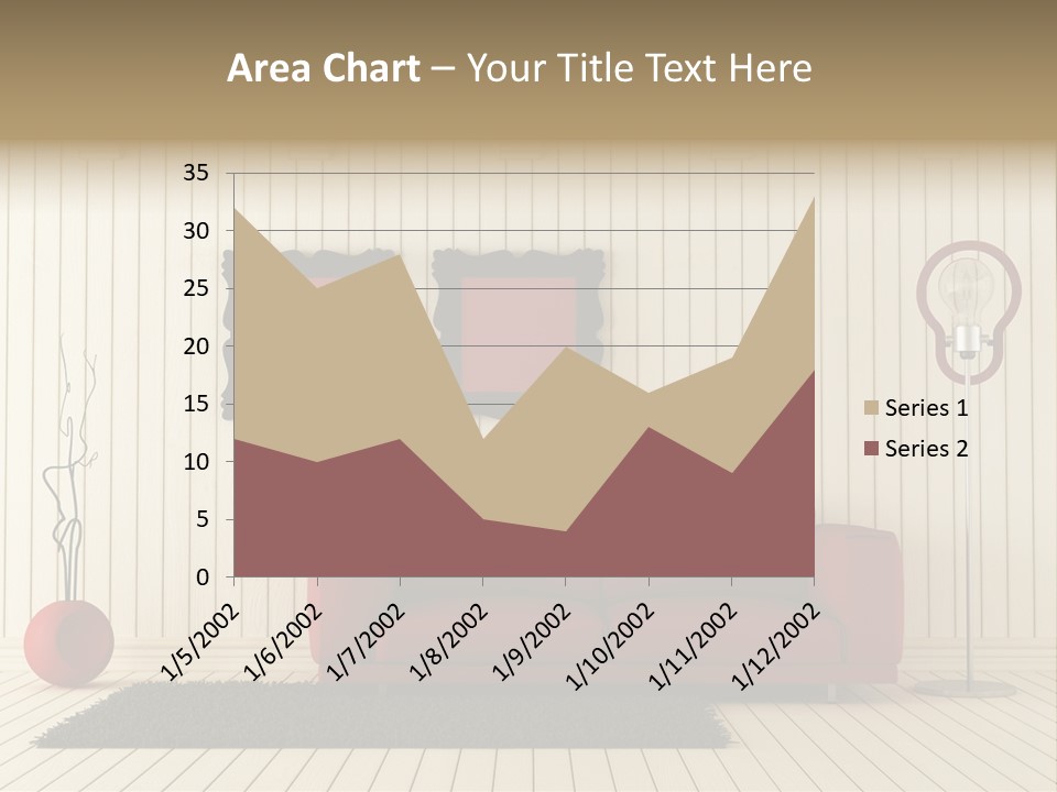 Black Beams Carpet PowerPoint Template