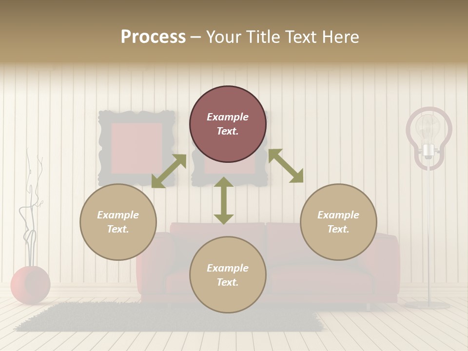 Black Beams Carpet PowerPoint Template