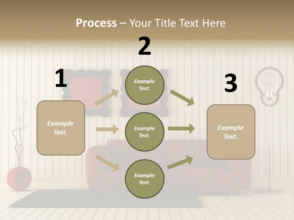 Black Beams Carpet PowerPoint Template