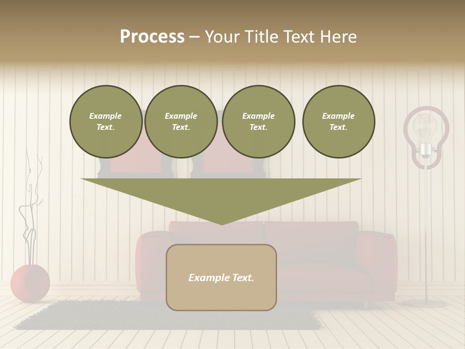 Black Beams Carpet PowerPoint Template