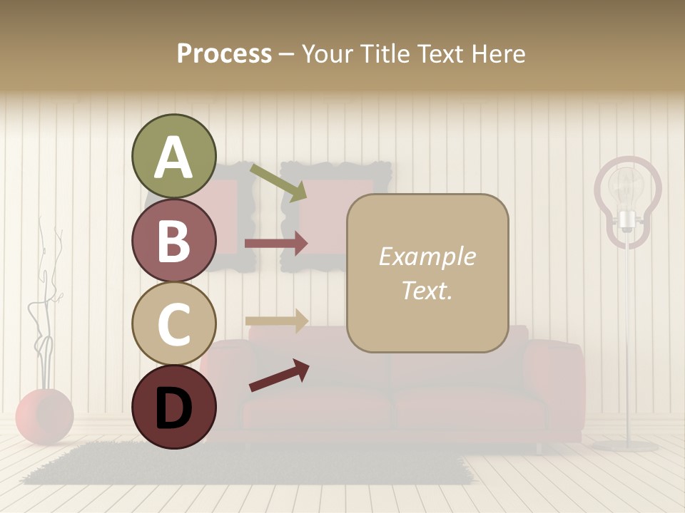 Black Beams Carpet PowerPoint Template