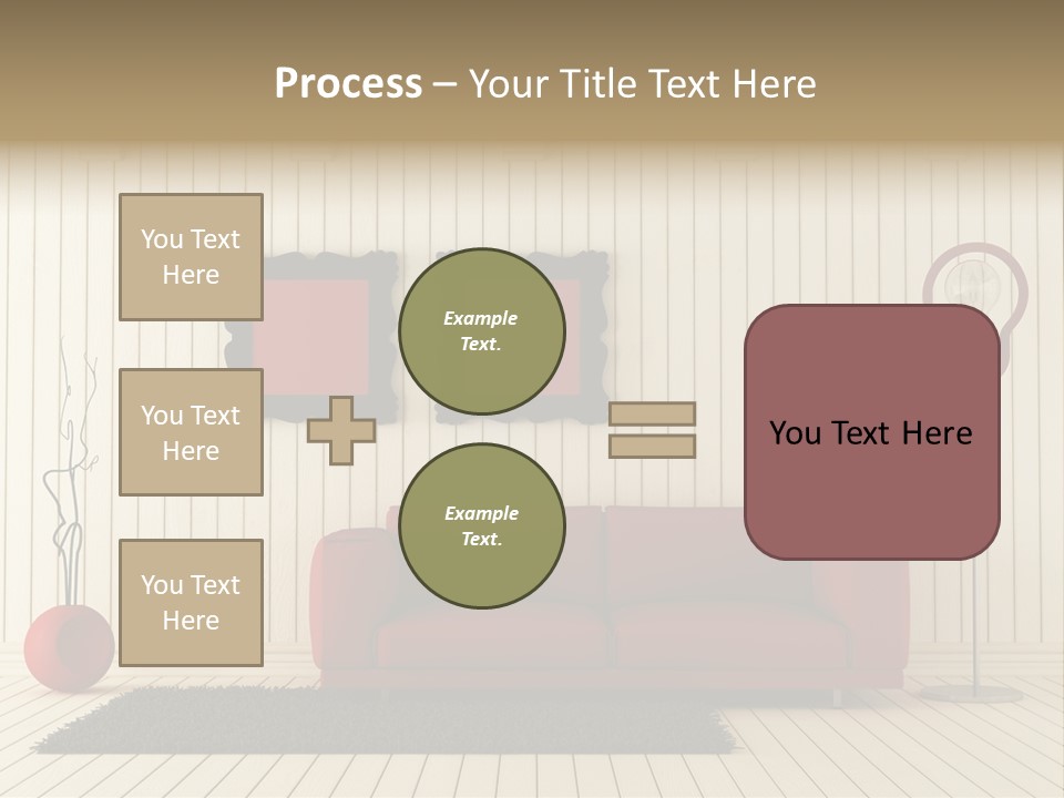 Black Beams Carpet PowerPoint Template