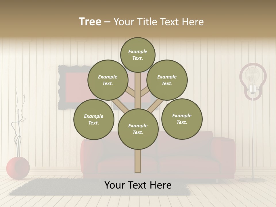 Black Beams Carpet PowerPoint Template