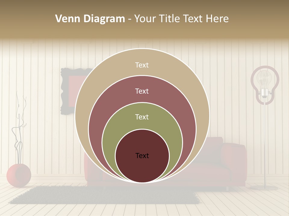 Black Beams Carpet PowerPoint Template