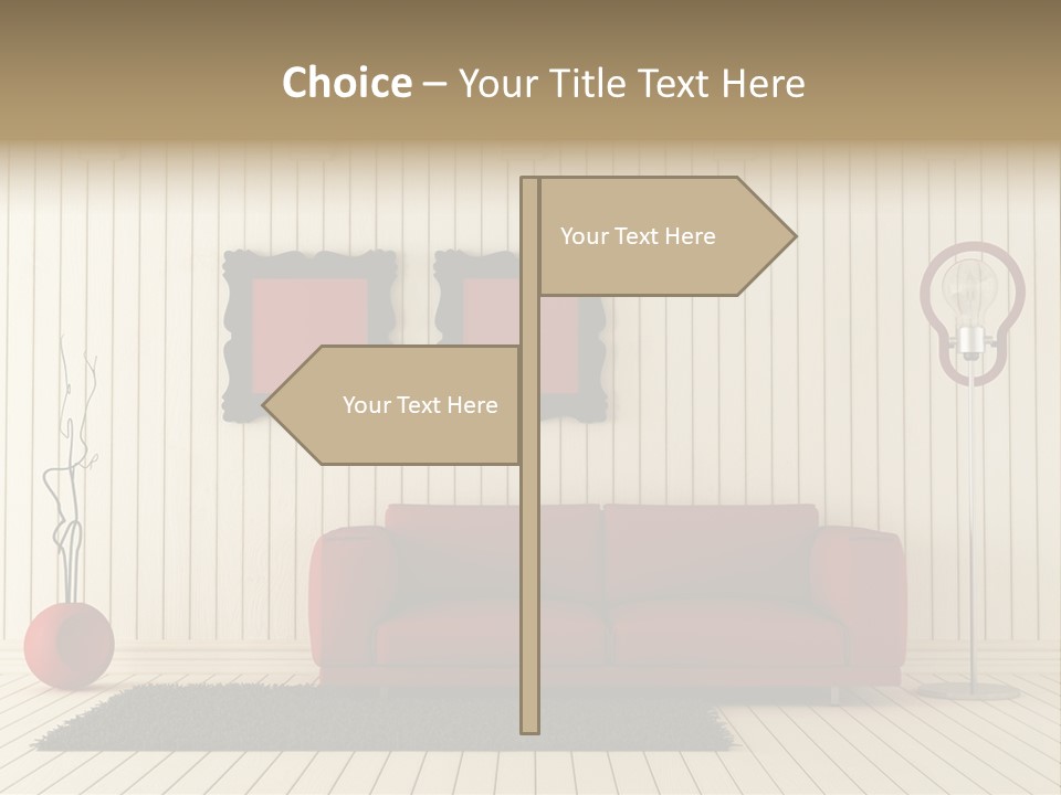 Black Beams Carpet PowerPoint Template