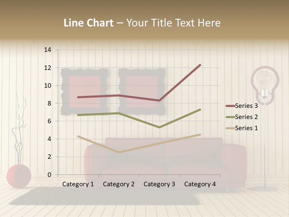 Black Beams Carpet PowerPoint Template