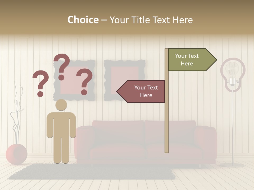 Black Beams Carpet PowerPoint Template