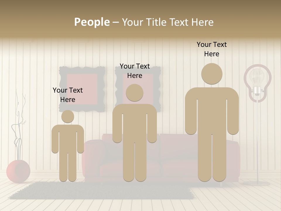 Black Beams Carpet PowerPoint Template