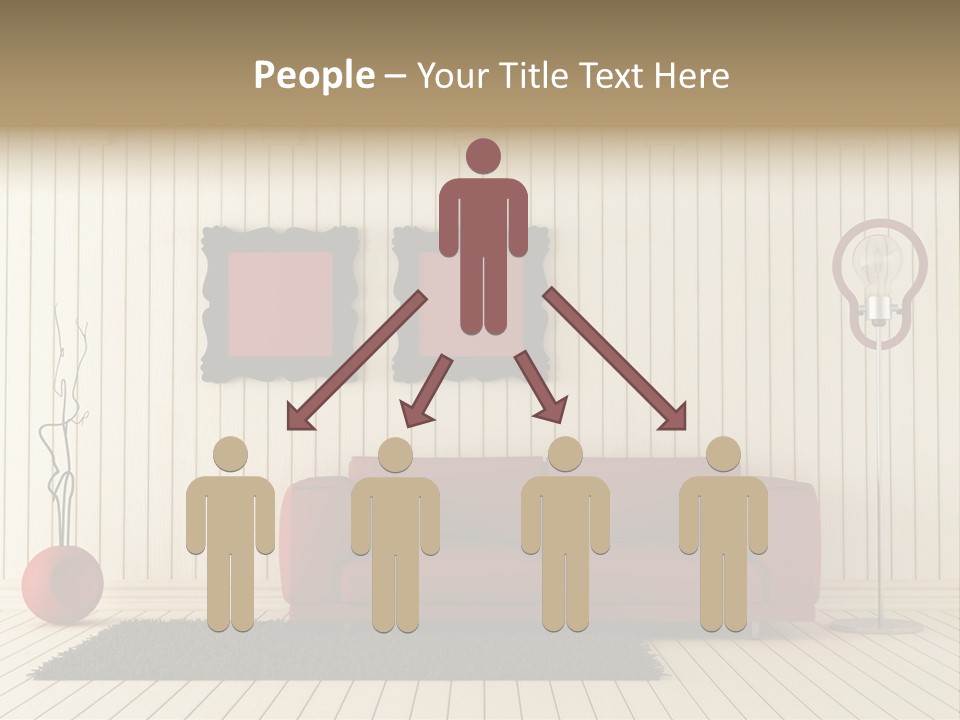 Black Beams Carpet PowerPoint Template