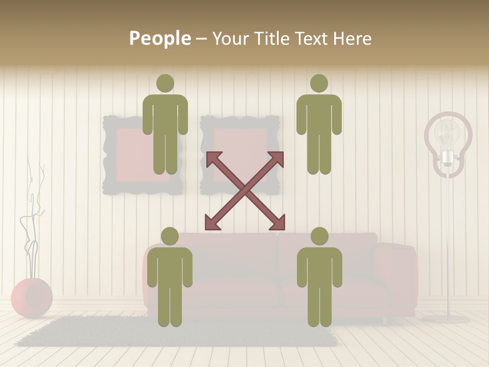 Black Beams Carpet PowerPoint Template