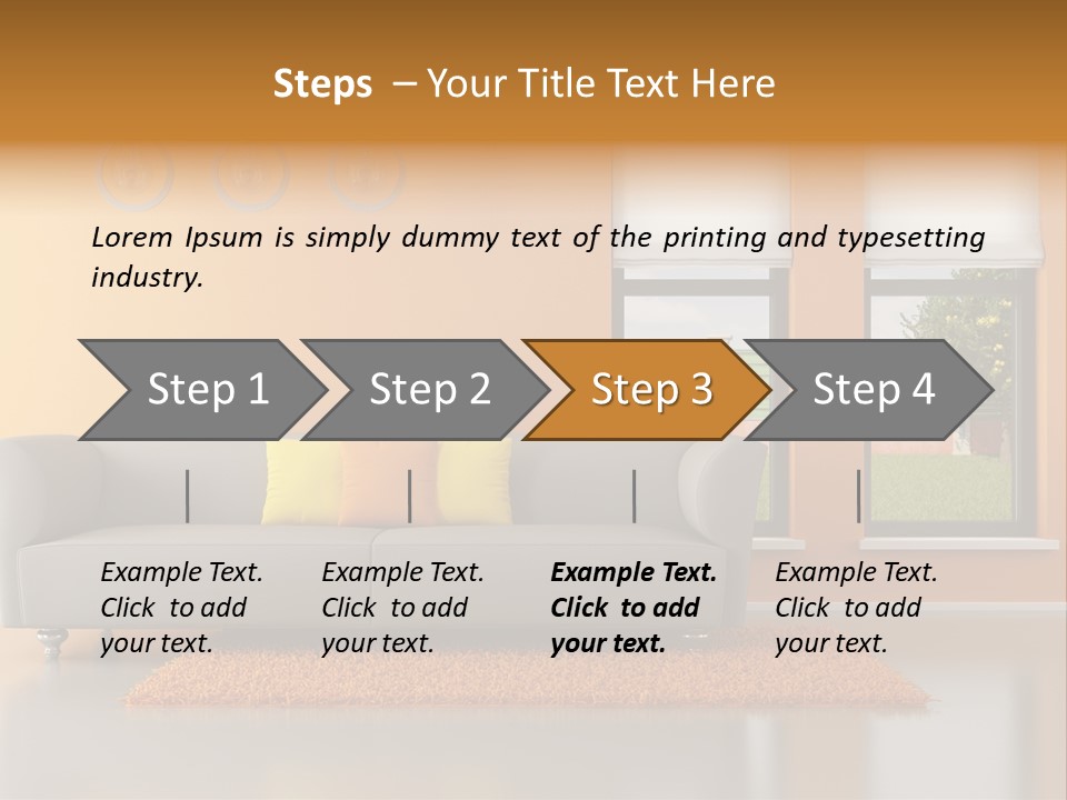 Contemporary Lounge Modern PowerPoint Template
