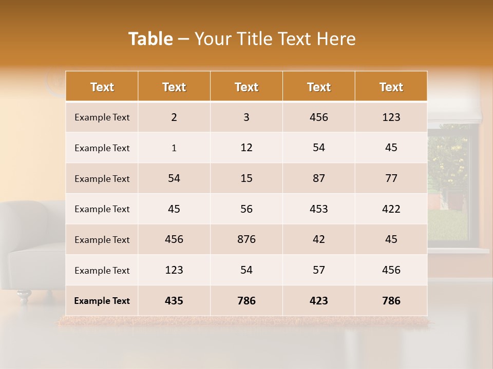 Contemporary Lounge Modern PowerPoint Template