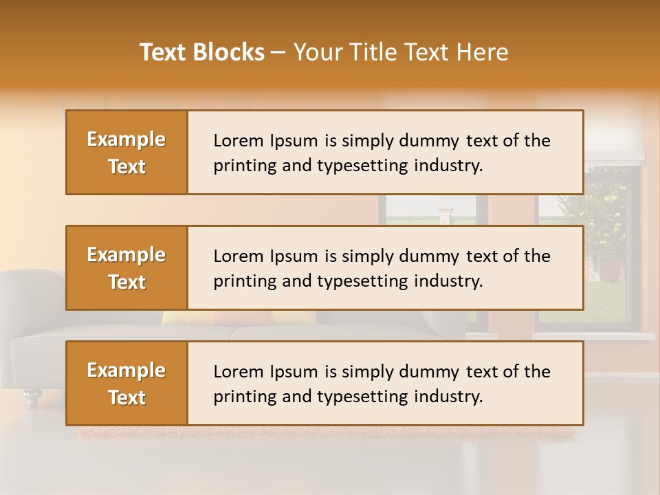 Contemporary Lounge Modern PowerPoint Template