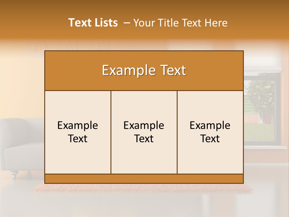 Contemporary Lounge Modern PowerPoint Template