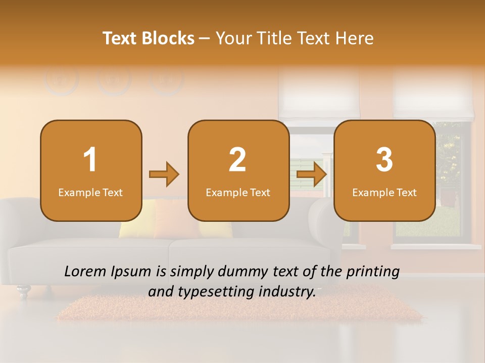 Contemporary Lounge Modern PowerPoint Template