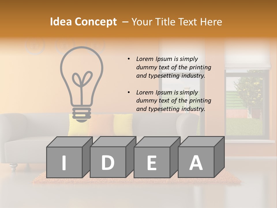 Contemporary Lounge Modern PowerPoint Template