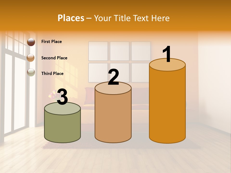 Wood Parquet Empty PowerPoint Template