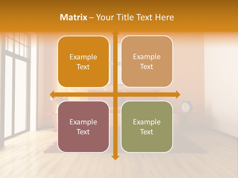 Wood Parquet Empty PowerPoint Template