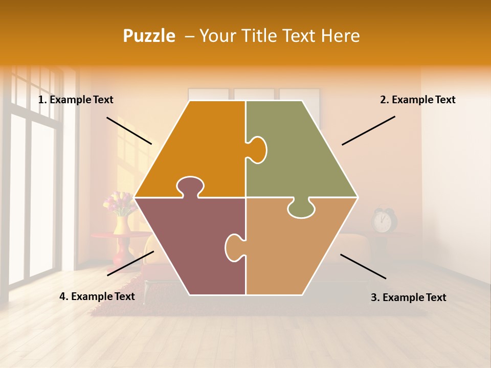 Wood Parquet Empty PowerPoint Template