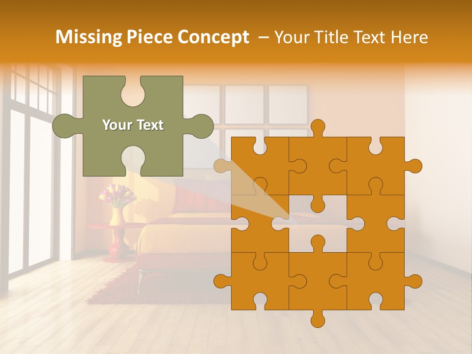 Wood Parquet Empty PowerPoint Template