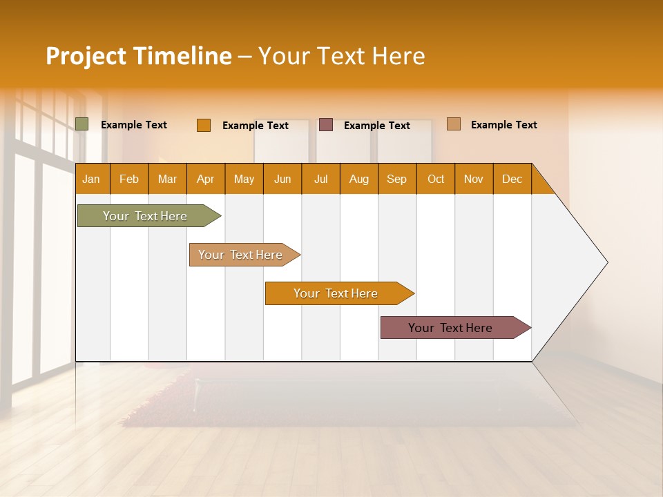 Wood Parquet Empty PowerPoint Template