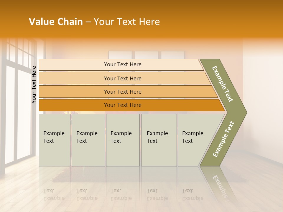 Wood Parquet Empty PowerPoint Template