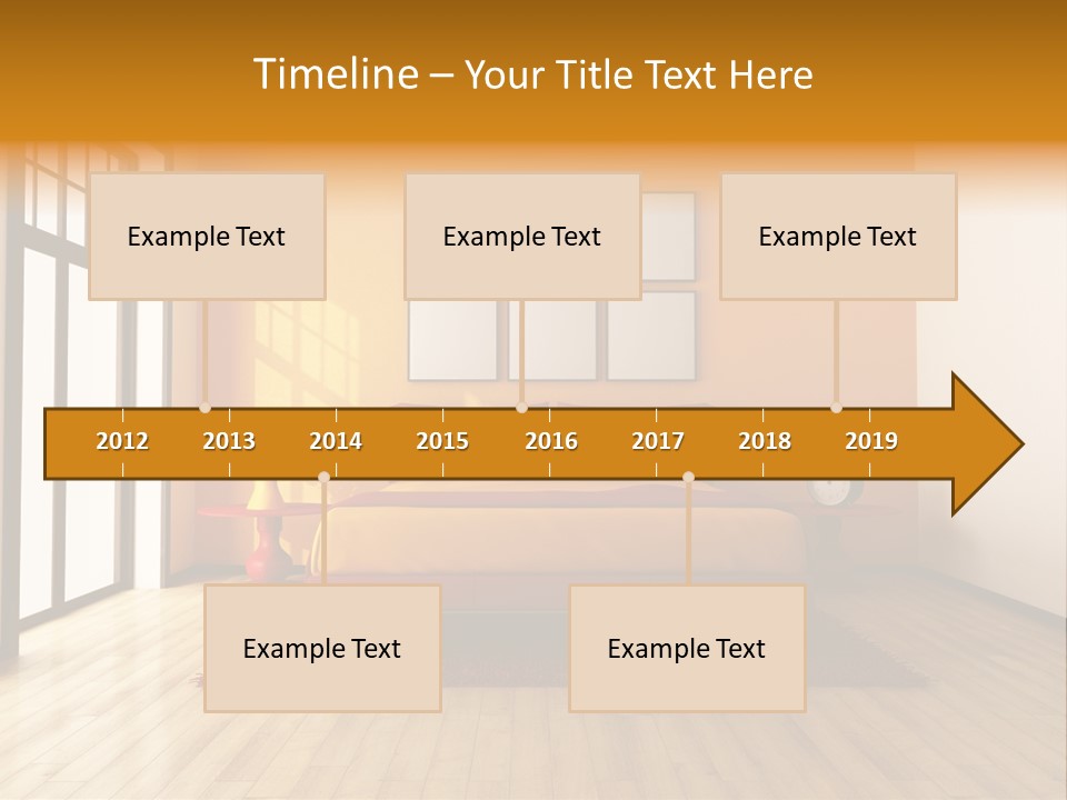 Wood Parquet Empty PowerPoint Template