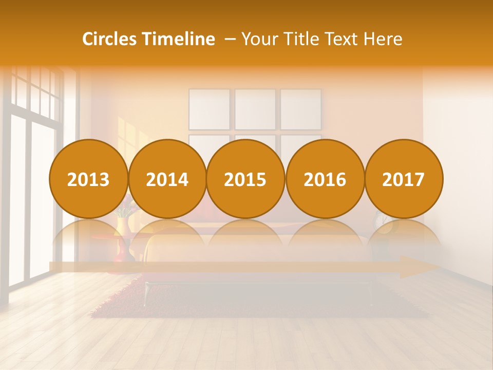 Wood Parquet Empty PowerPoint Template