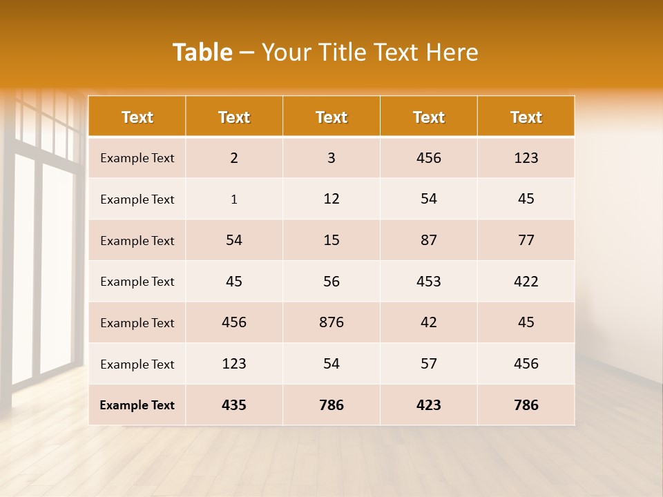Wood Parquet Empty PowerPoint Template