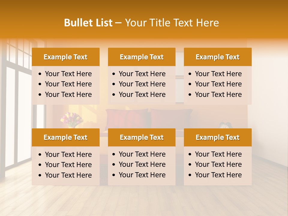 Wood Parquet Empty PowerPoint Template