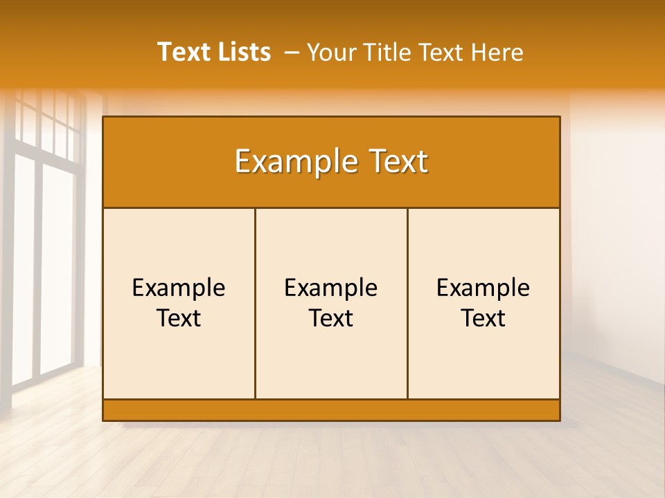 Wood Parquet Empty PowerPoint Template
