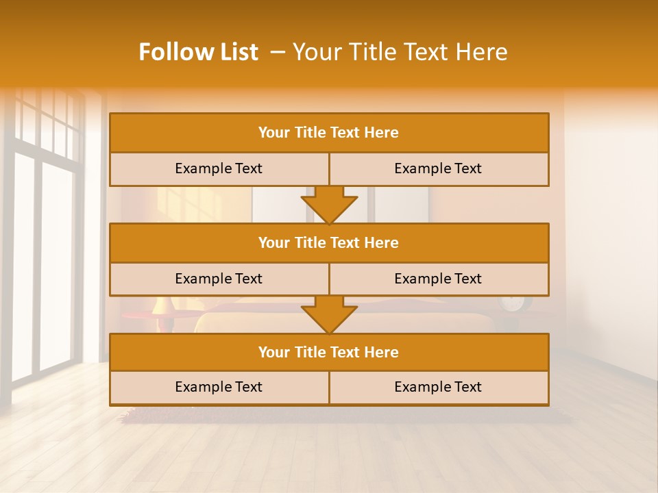 Wood Parquet Empty PowerPoint Template