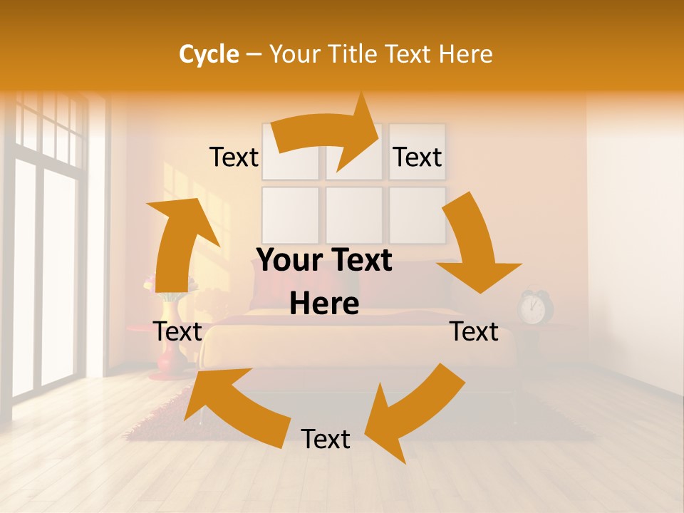 Wood Parquet Empty PowerPoint Template