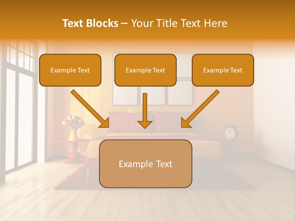 Wood Parquet Empty PowerPoint Template