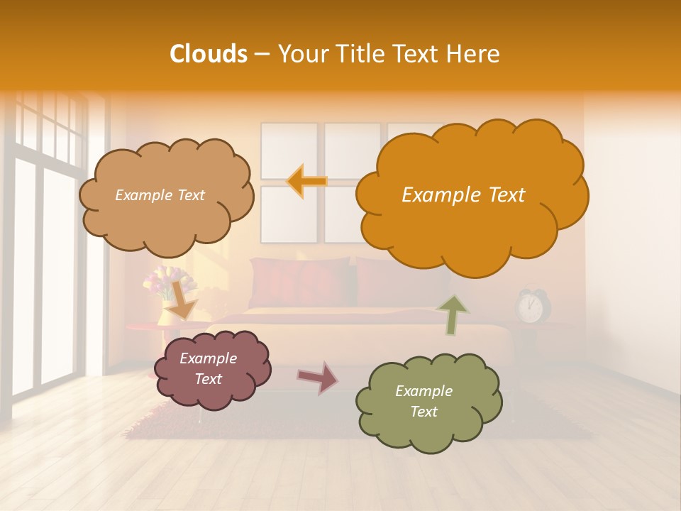 Wood Parquet Empty PowerPoint Template