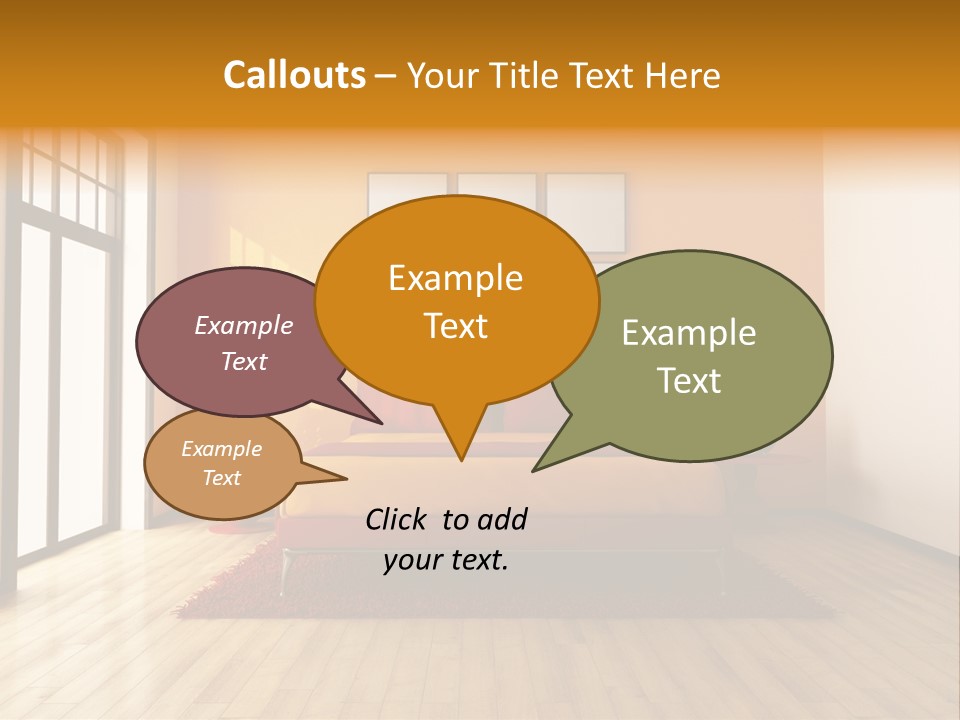 Wood Parquet Empty PowerPoint Template