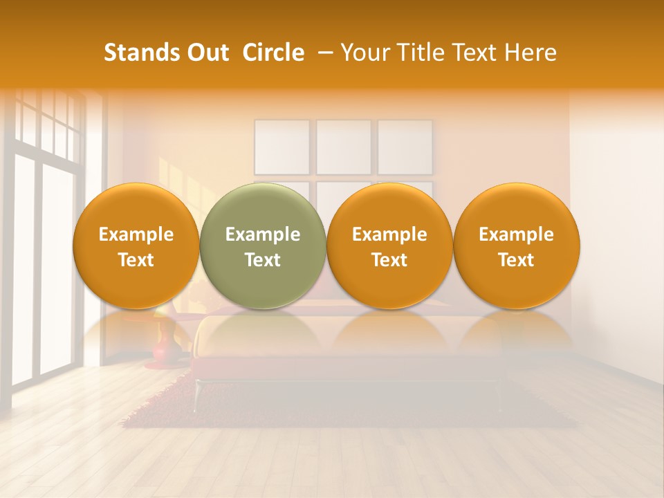 Wood Parquet Empty PowerPoint Template