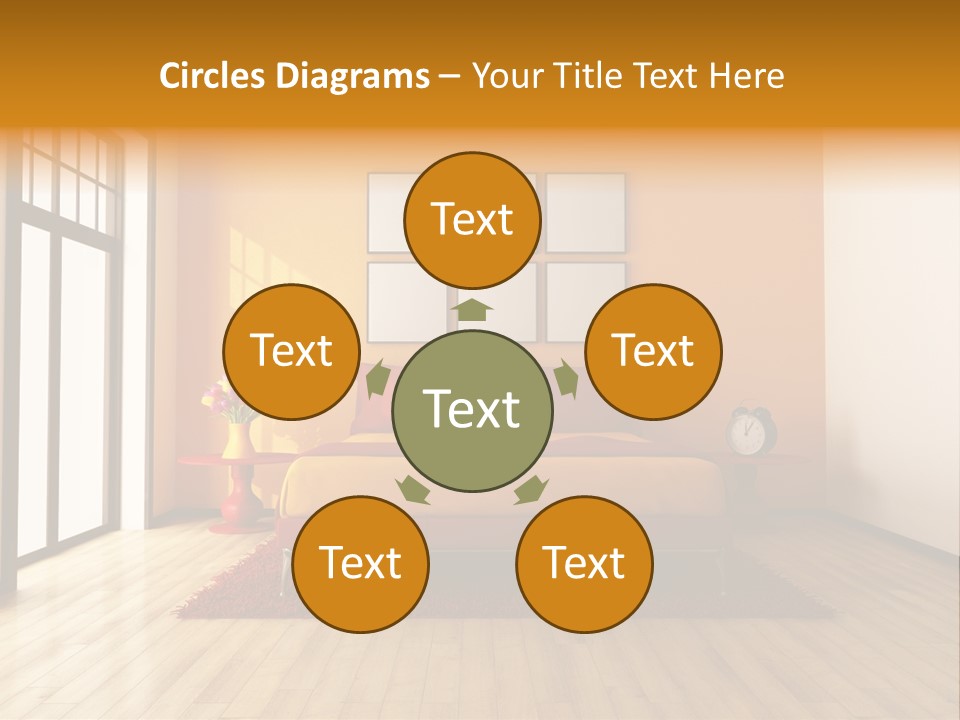 Wood Parquet Empty PowerPoint Template